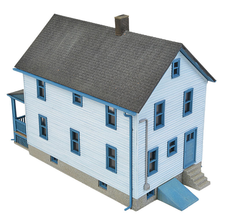Two-Story Frame House -- Kit - 5 x 2-1/2 x 4-1/16"  12.7 x 6.3 x 10.3cm-3