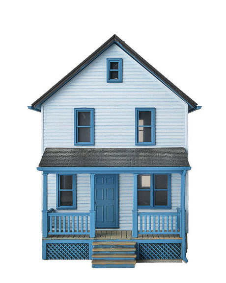 Two-Story Frame House -- Kit - 5 x 2-1/2 x 4-1/16"  12.7 x 6.3 x 10.3cm-4