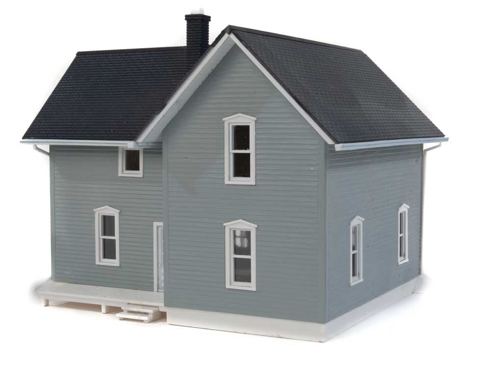 Tillman Farm House -- Kit - 4-11/16 x 4-1/4 x 4-3/8"  11.9 x 10.7 x 11.1cm-3