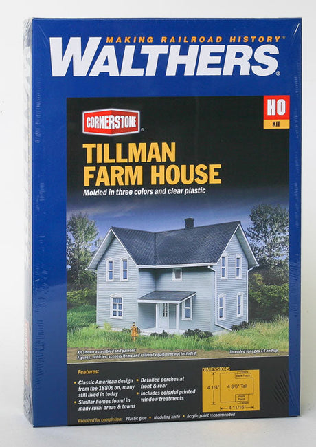 Tillman Farm House -- Kit - 4-11/16 x 4-1/4 x 4-3/8"  11.9 x 10.7 x 11.1cm-5