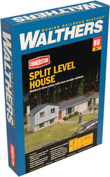 Split-Level House -- Kit - 7-1/4 x 3-3/4 x 2-9/16"  18.4 x 9.5 x 6.5cm-4