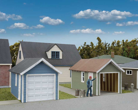 Single-Car Garage pkg(2) -- Kit - Each: 2-5/8 x 1-5/8 x 1-11/16"  6.6 x 4 x 4.1cm-1