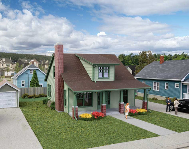 Craftsman Bungalow -- Kit - 7 x 4-7/16 x 3-7/8"  17.7 x 4.4 x 9.8cm-1