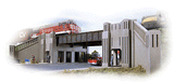 Art Deco Highway Underpass -- Kit - 8-3/8 x 6-5/8 x 1-7/8"  21.2 x 16.8 x 4.7cm-1