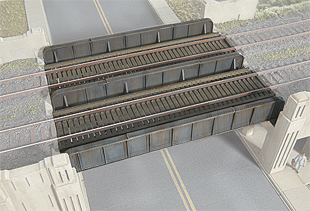 Through Plate-Girder Bridge -- Kit - 3-5/8 x 3-1/8 x 5/8"  9.2 x 7.9 x 1.5cm