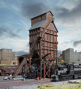 Wood Coaling Tower -- Kit - 3-5/8 x 2-1/4 x 6-1/2"  9.2 x 5.7 x 16.5cm