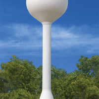 Modern Water Tower -- Assembled - 1-1/4" 3.2cm, Diameter x 6-1/2"  16.5cm Tall