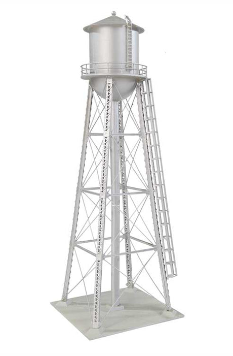 Vintage Water Tower -- Assembled - Silver - 2-3/8 x 2-3/8 x 7"  6 x 6 x 17.7cm-4