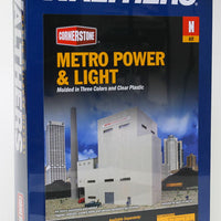 Metro Power & Light -- Kit - Generating Plant: 9-7/16 x 4-11/16 x 10-5/8"  23.9 x 11.9 x 26.9cm