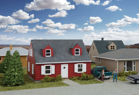 Cape Cod House -- Kit - 2-3/8 x 2 x 1-5/8"  6 x 5 x 4.1cm-1