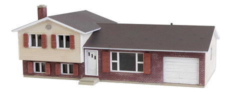 Split-Level House -- Kit - 4 x 2-1/4 x 1-1/2"  10.2 x 5.7 x 3.8cm-2