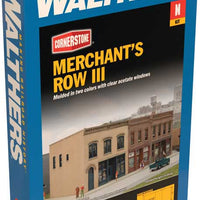 Walthers 2024 National Model Railroad Build-Off - N Kitbashing -- Merchant's Row III Kit - 6-3/8 x 3-7/8 x 2-13/16" 16.1 x 9.8 x 7.1cm