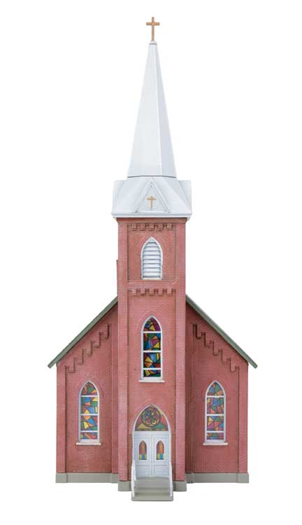 Brick Church -- Kit - 4-7/8 x 2-3/4 x 6-7/16"   12.38 x 6.99 x 16.35cm-3