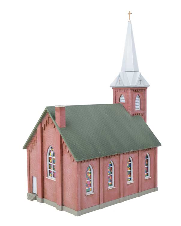 Brick Church -- Kit - 4-7/8 x 2-3/4 x 6-7/16"   12.38 x 6.99 x 16.35cm-5