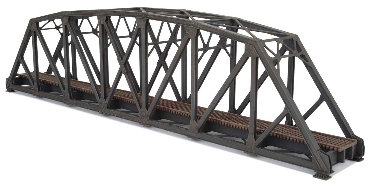 Single-Track Arched Pratt Truss Bridge -- Kit - 14-3/32 x 2 x 3-1/2"  35.7 x 5 x 8.8cm-2