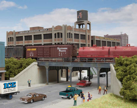 Urban Steel Overpass -- Kit-1