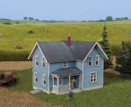 Lancaster Farm House -- Kit - 2-1/2 x 3-1/4 x 2-5/16"  6.3 x 8.3 x 5.9cm-1