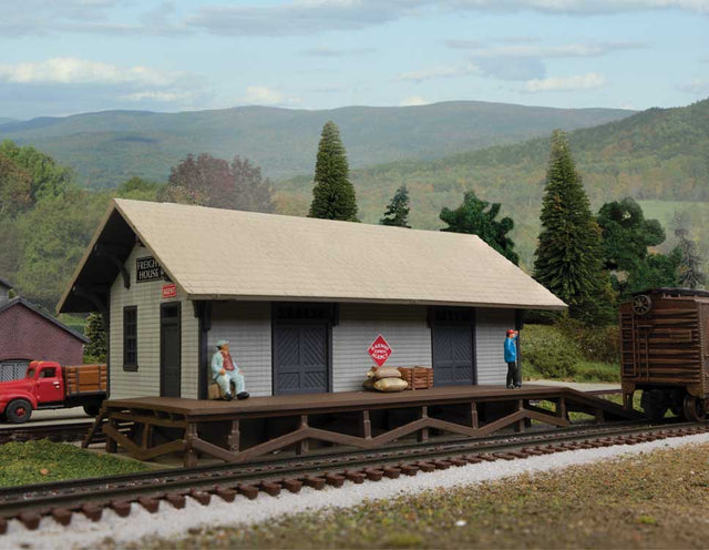 Golden Valley Freight House -- Kit - 4 x 2-1/8 x 2"  10.1 x 5.3 x 5cm-1