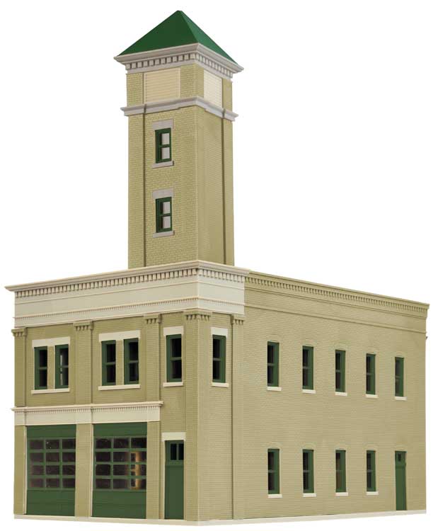 Two-Bay Fire Station -- Kit - 8 x 4-7/8 x 5-1/2"  20.3 x 12.4 x 14cm-3