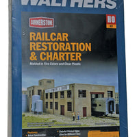 Railcar Restoration & Charter Shop Building -- Kit - 13-5/8 x 8-3/4 x 5-1/8"  34.6 x 22.2 x 13cm