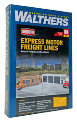 Express Motor Freight Lines -- Kit - Office: 4-1/4 x 4-7/8 x 2-3/8"; Garage: 4-1/16 x 7-1/8 x 2-1/2"-8