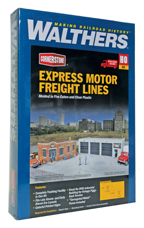 Express Motor Freight Lines -- Kit - Office: 4-1/4 x 4-7/8 x 2-3/8"; Garage: 4-1/16 x 7-1/8 x 2-1/2"-8