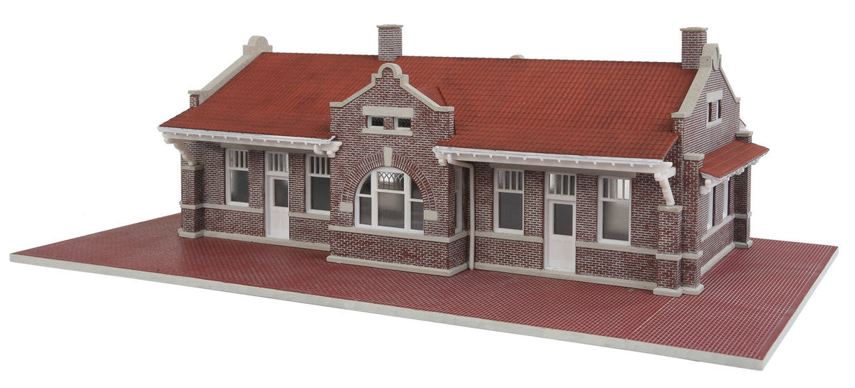 Brick Mission-Style Santa Fe Depot -- Kit - 11-5/16 x 6-7/16 x 3-3/4"  28.7 x 16.3 x 9.5cm-1