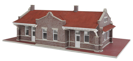 Brick Mission-Style Santa Fe Depot -- Kit - 11-5/16 x 6-7/16 x 3-3/4"  28.7 x 16.3 x 9.5cm-2