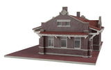Brick Mission-Style Santa Fe Depot -- Kit - 11-5/16 x 6-7/16 x 3-3/4"  28.7 x 16.3 x 9.5cm-3