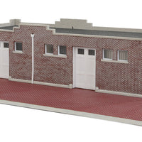 Brick Mission-Style Santa Fe Freight House -- Kit - 9-1/2 x 6-1/2 x 2-1/2"  24.1 x 16.5 x 6.3cm