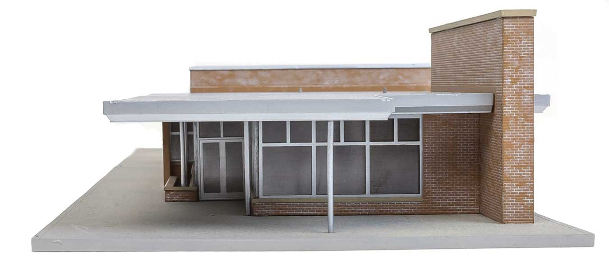 Modern Brick Santa Fe Station -- Kit - 21-13/16 x 8-1/16 x 3"  55.5 x 20.4 x 7.6cm-7