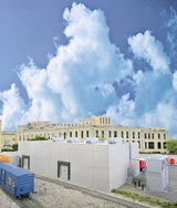 Modern Cold Storage Warehouse -- Kit - Main building: 20-1/2 x 9-1/8 x 5-1/4"  52 x 23.1 x 13.3cm-2