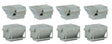 HVAC Units -- Kit - 4 Each of 2 Styles of Rooftop Air Conditioners-1