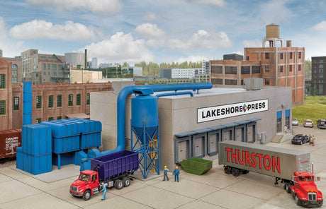 Modern Printing Plant - Cornerstone Modern Industrial Park -- Kit - 16-5/8 x 8-3/8 x 5-11/16"  42.2 x 21.2 x 14.4cm-1