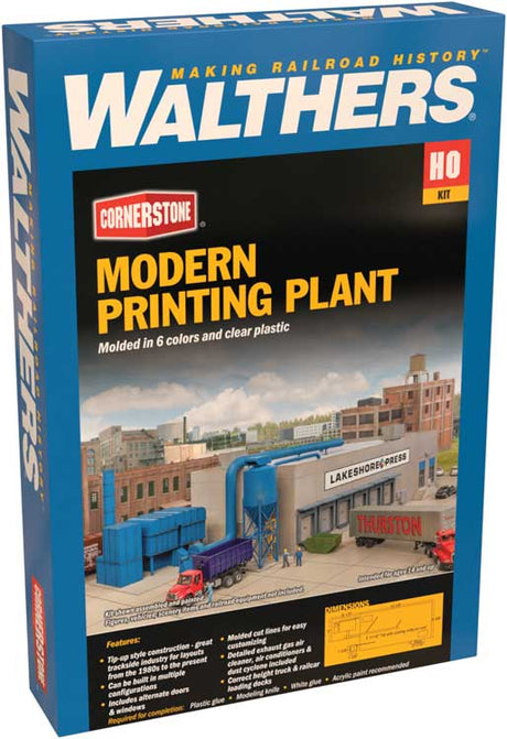 Modern Printing Plant - Cornerstone Modern Industrial Park -- Kit - 16-5/8 x 8-3/8 x 5-11/16"  42.2 x 21.2 x 14.4cm-3
