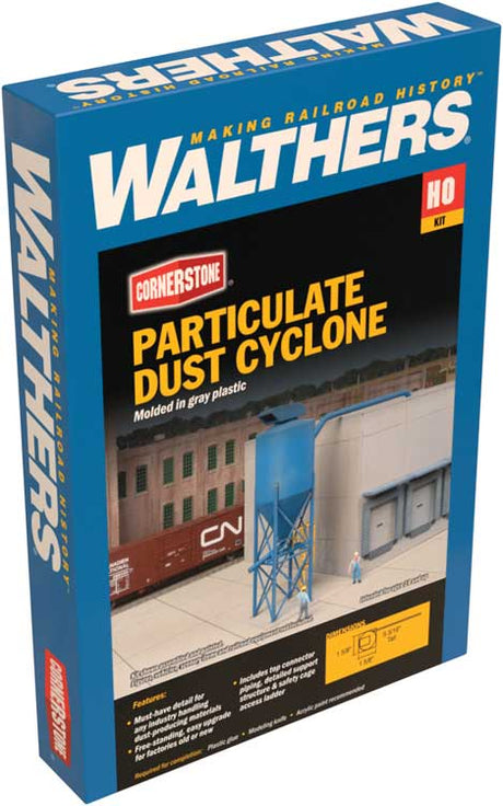 Particulate Dust Cyclone - Modern Industrial Park -- Kit - 1-5/8 x 1-5/8 x 5-3/16"  4.1 x 4.1 x 13.1cm-2