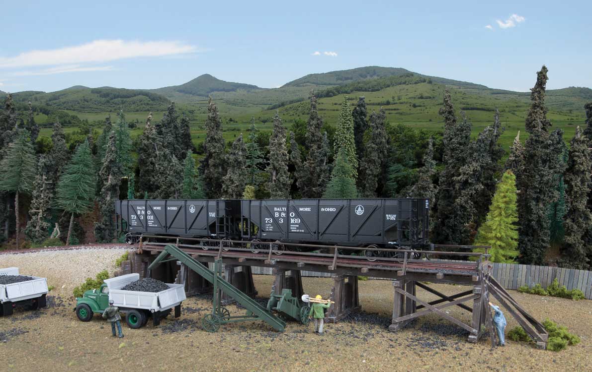 Coal Trestle -- Kit - 24-1/2 x 4-3/8 x 1-3/4" 62.3 x 11.1 x 4.4cm-1