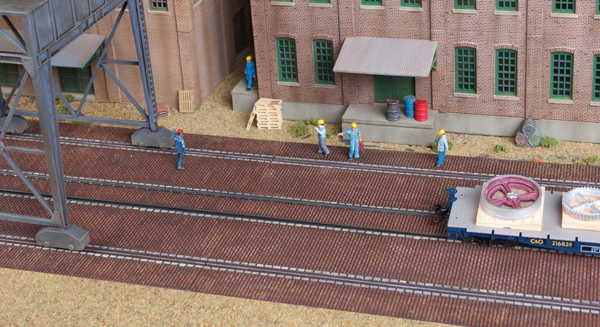 Brick Craneway Base and Street 3-Pack -- Kit - Each Section: 12-5/8 x 5-1/2"  32 x 13.9cm-1