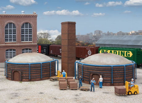 Brick Kilns 2-Pack -- Kit - Each 4-7/8 x 2-7/32"  12.4 x 5.6cm-1