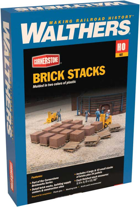 Brick Stacks -- Kit - 1/2 x 1/2 x 11/32"  1.2 x 1.2 x 0.8cm-2