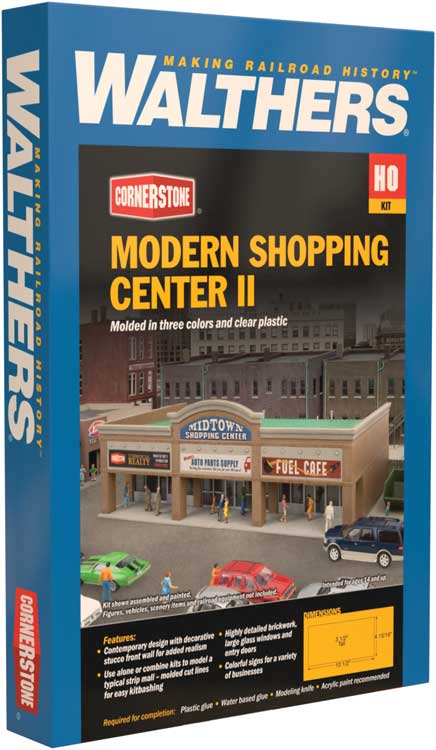 Modern Shopping Center II -- Kit - 10-1/2 x 4-15/16 x 3-1/2"  26.6 x 12.5 x 8.8cm-2