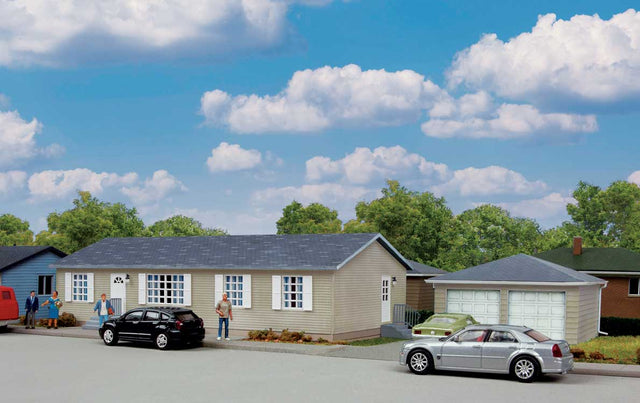 Modern Sectional House with Garage -- Kit