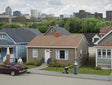 Postwar Prefab House -- Kit - 4-1/4 x 3-1/2 x 2-3/8"  10.8 x 8.8 x 6cm-1