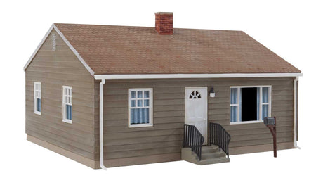 Postwar Prefab House -- Kit - 4-1/4 x 3-1/2 x 2-3/8"  10.8 x 8.8 x 6cm-2