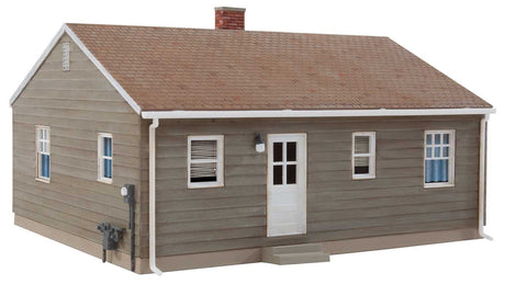 Postwar Prefab House -- Kit - 4-1/4 x 3-1/2 x 2-3/8"  10.8 x 8.8 x 6cm-3