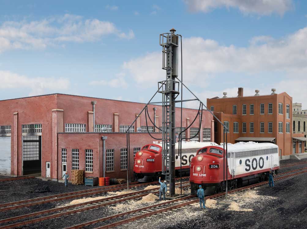 Diesel Service Facility Sanding Tower -- Kit - 5-7/32 x 25/32 x 7"  13.2 x 2 x 17.9cm-1