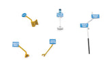 Blue Flags -- Kit pkg(50)-2
