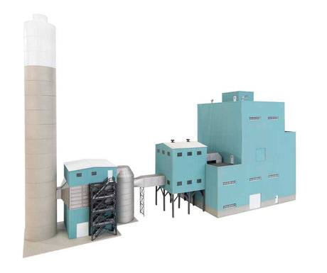 Lakefront Energy Power Plant with Dust Collector -- Kit - 28-1/2 x 7-13/16 x 17-7/8  72.3 x 19.8 x 45.3cm (Height Noted at Stack)-2