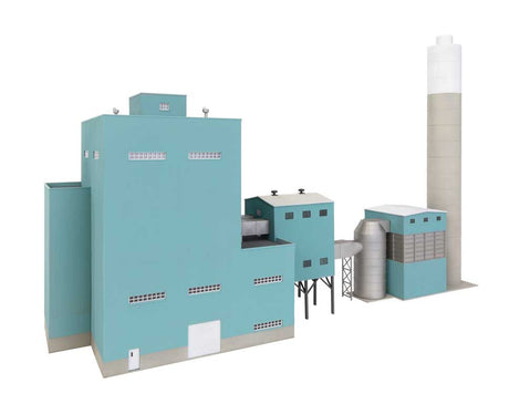 Lakefront Energy Power Plant with Dust Collector -- Kit - 28-1/2 x 7-13/16 x 17-7/8  72.3 x 19.8 x 45.3cm (Height Noted at Stack)-3