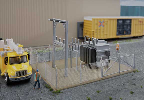 Small Substation -- Kit - 5 x 3-13/16 x 2-7/8" 12.7 x 9.7 x 7.3cm